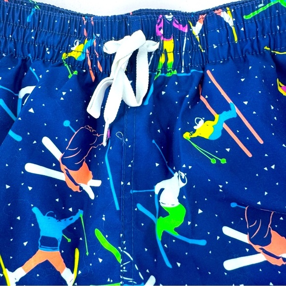 Chubbies Neon Ski Print Swim / Athletic Shorts - Picture 7 of 8
